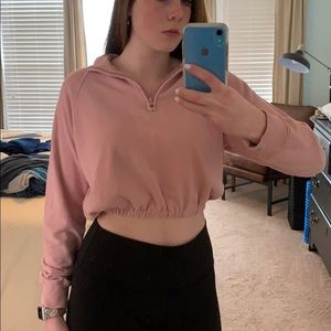 Pacsun cropped sweatshirt